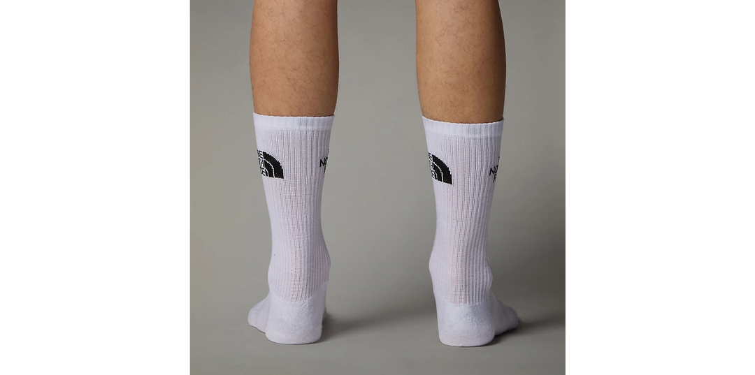 Multi Sport Cushion Crew Socks (White)