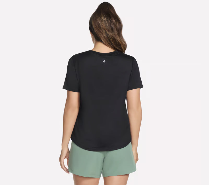 Womens GoDri Swift Tee (Black)