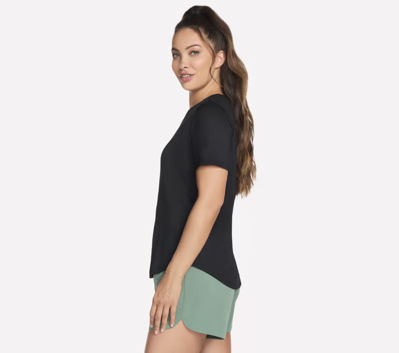 Womens GoDri Swift Tee (Black)