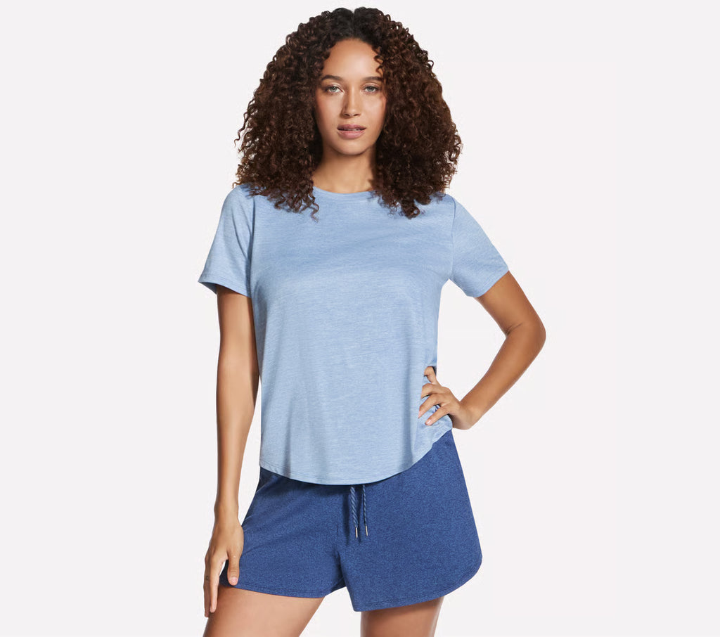Womens Go Dri Swift Tunic Tee (Poseidon)