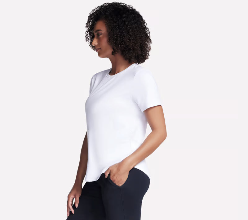 Womens GoDri Swift Tee (White)