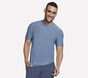 GO-DRI ALL DAY TEE (BLUE/GREY)