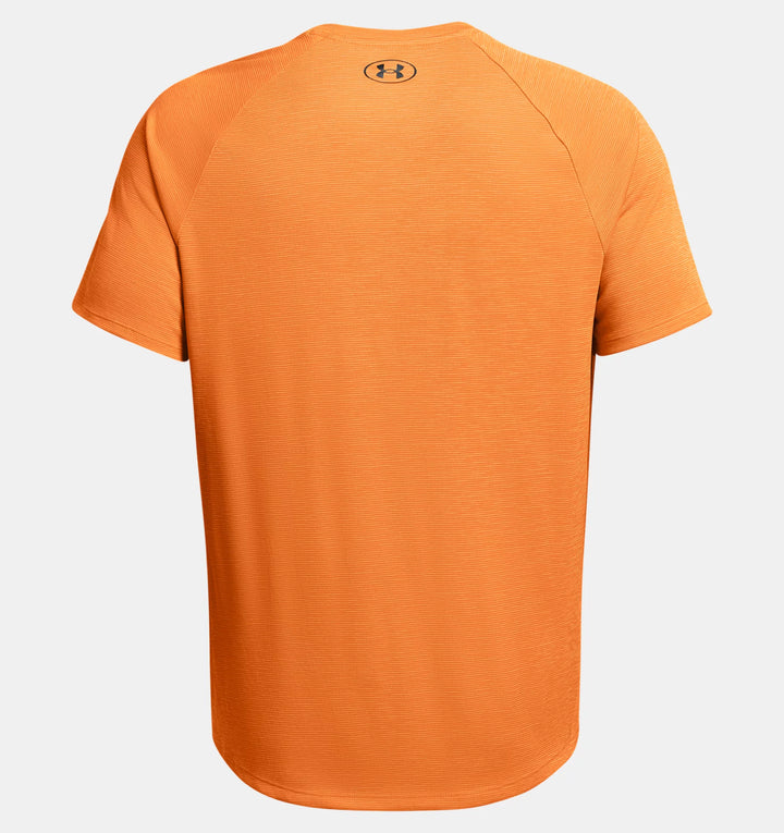 Mens Tech Textured T-Shirt (Orange)