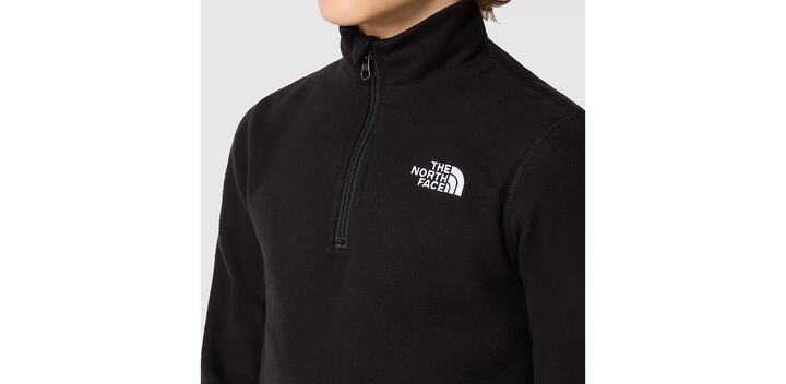 Teens Glacier 1/4 Zip Fleece (Black)