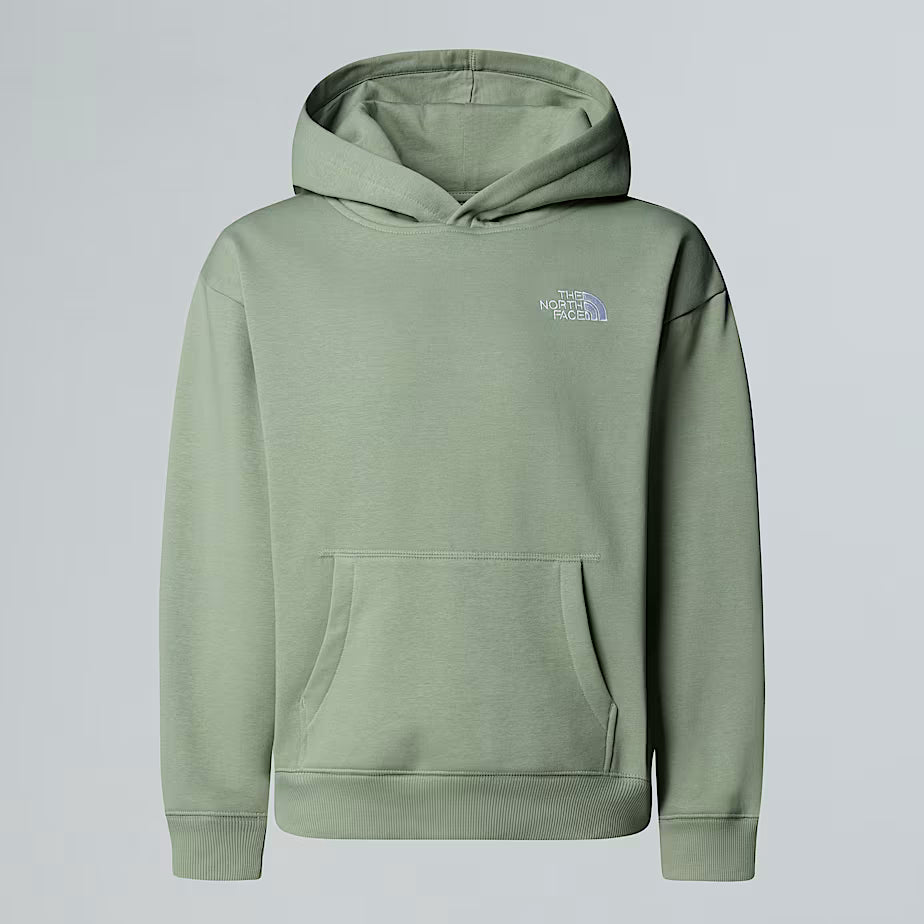 Teens Essential Oversized Hoodie (Slate Moss)