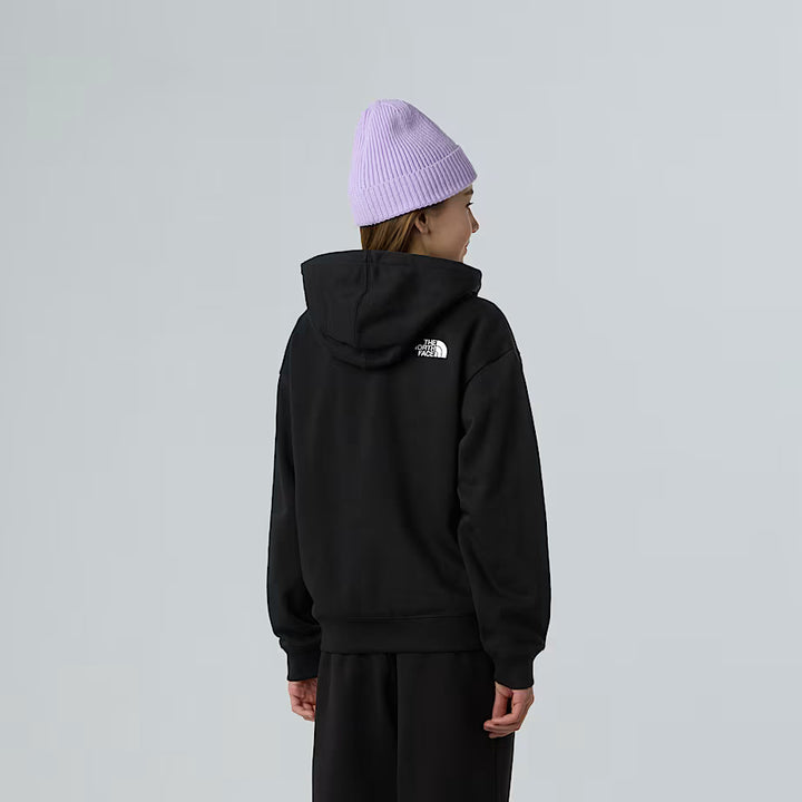 Teens Essential Oversized Hoodie (Black)