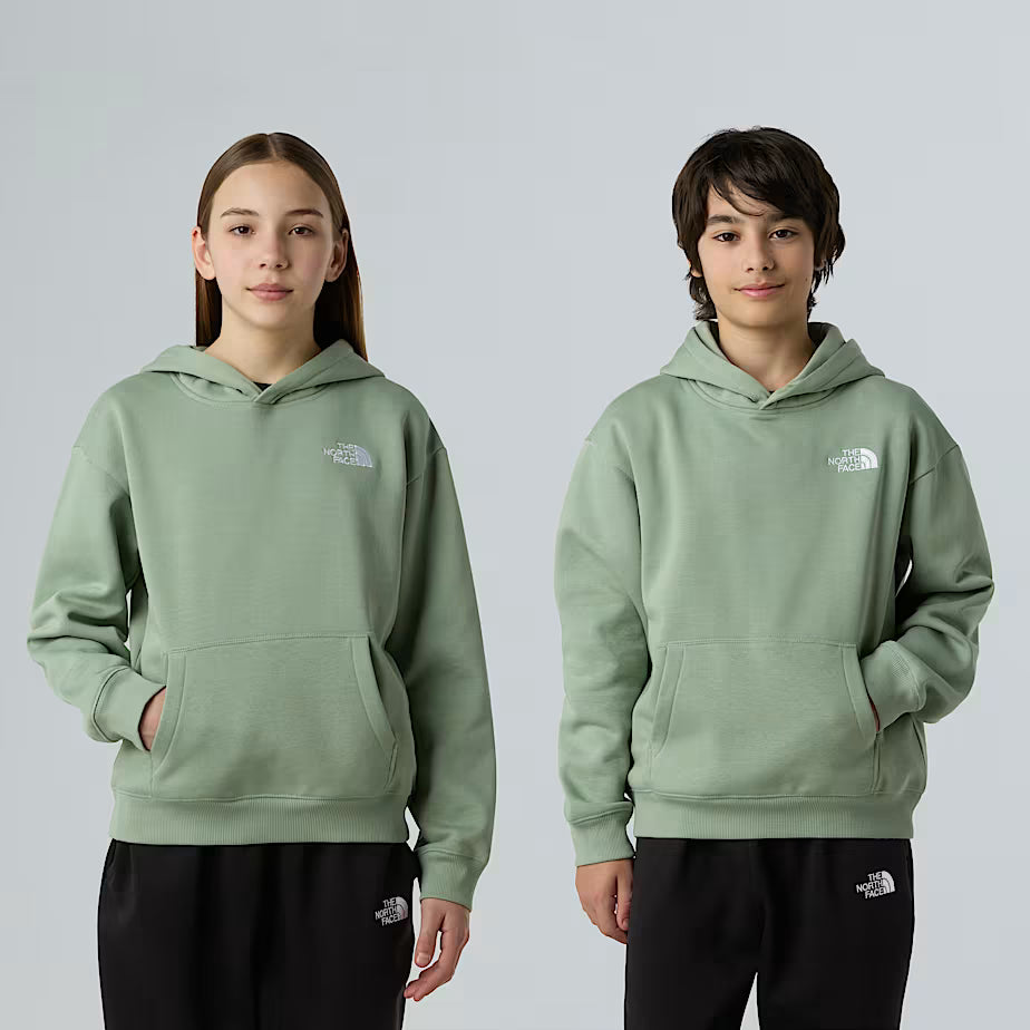 Teens Essential Oversized Hoodie (Slate Moss)