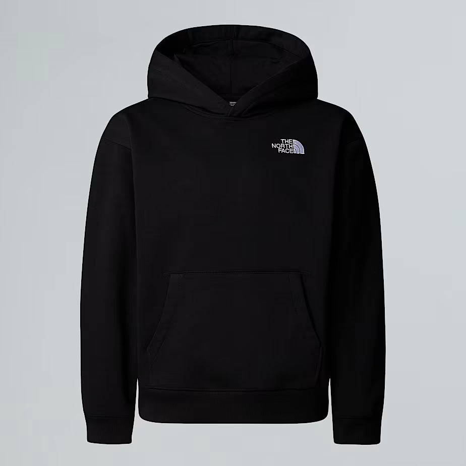 Teens Essential Oversized Hoodie (Black)