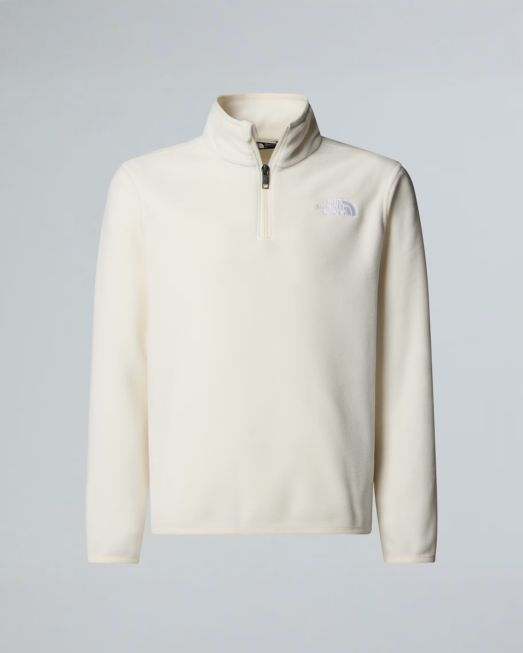 Teens Glacier 1/4 Zip Fleece (White Dune)