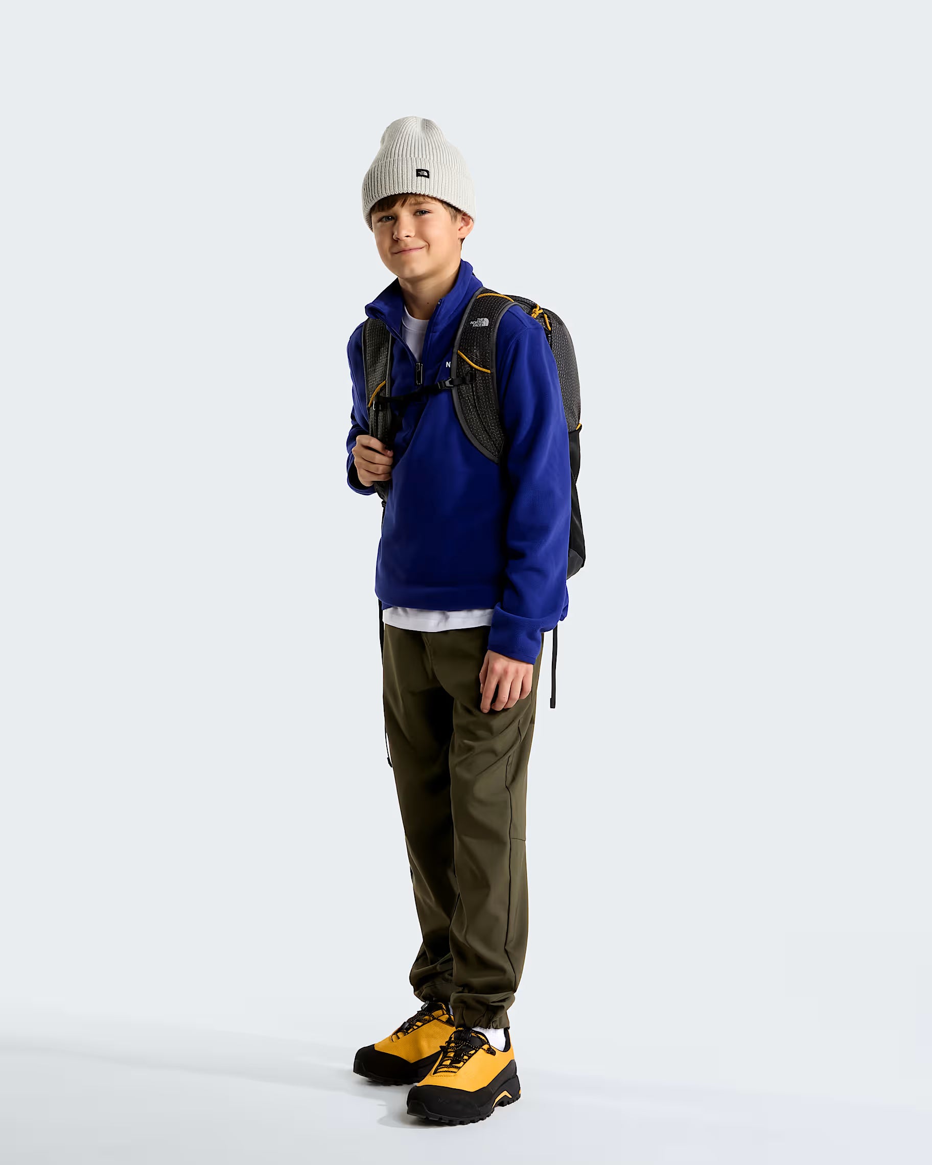 Teens Glacier 1/4 Zip Fleece (Bold Blue)