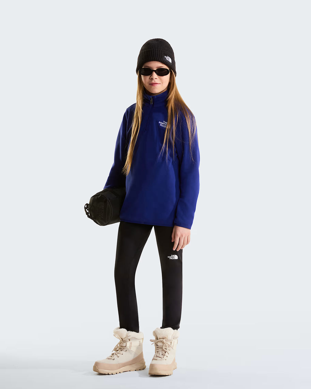 Teens Glacier 1/4 Zip Fleece (Bold Blue)