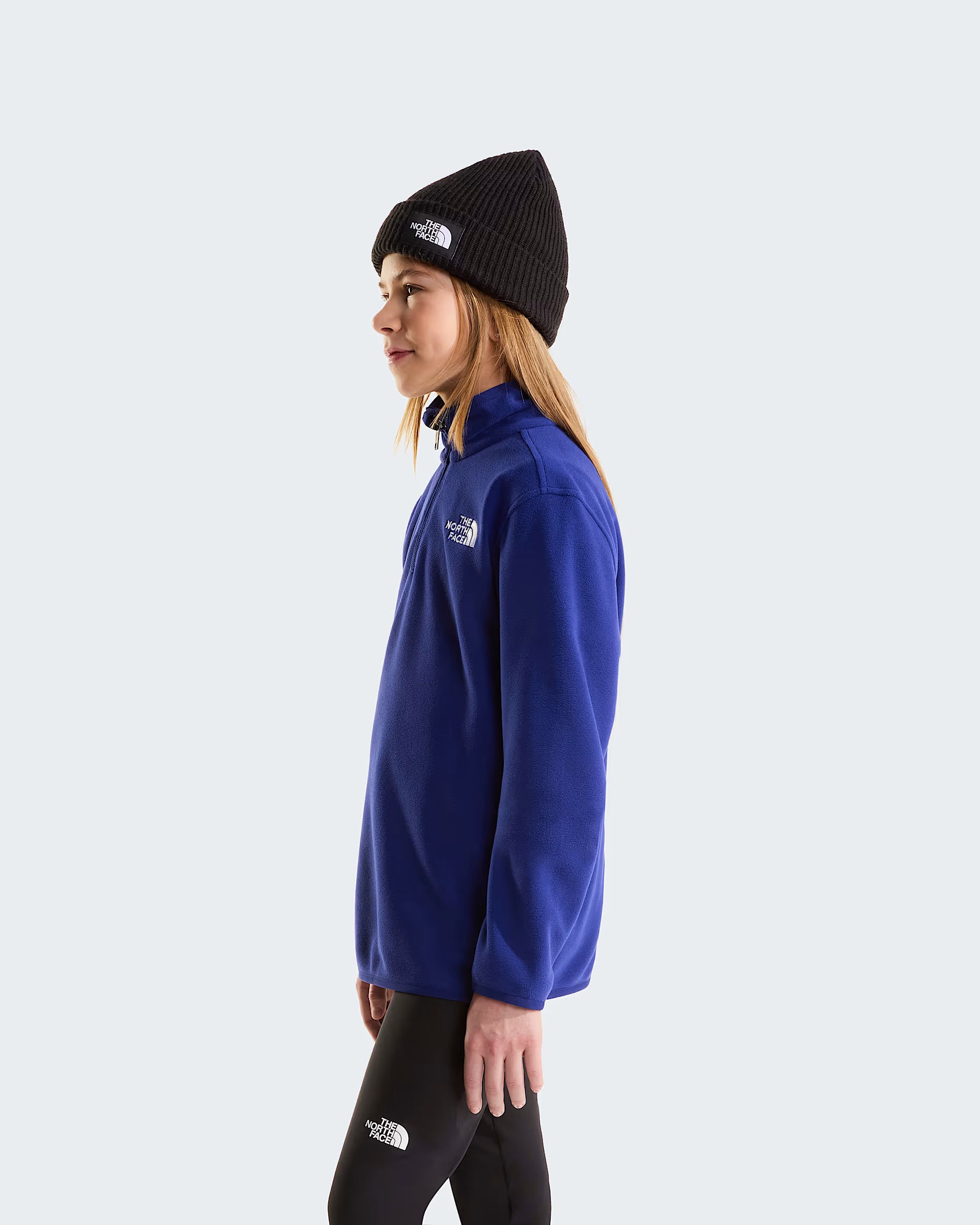 Teens Glacier 1/4 Zip Fleece (Bold Blue)