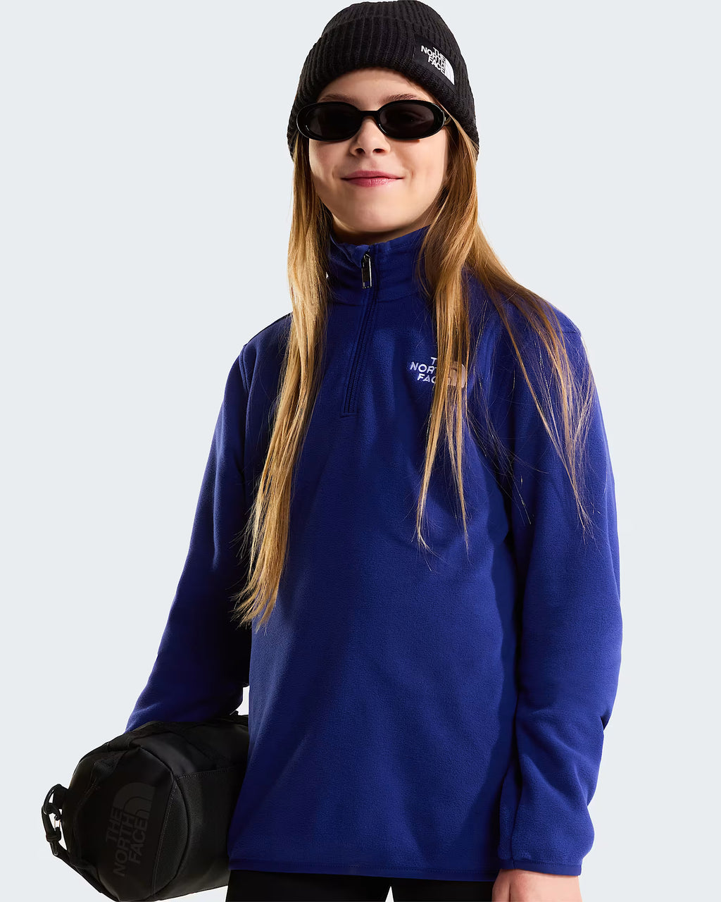 Teens Glacier 1/4 Zip Fleece (Bold Blue)