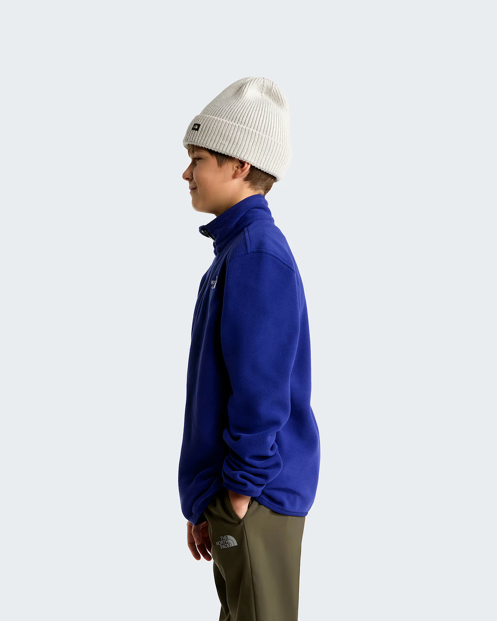 Teens Glacier 1/4 Zip Fleece (Bold Blue)