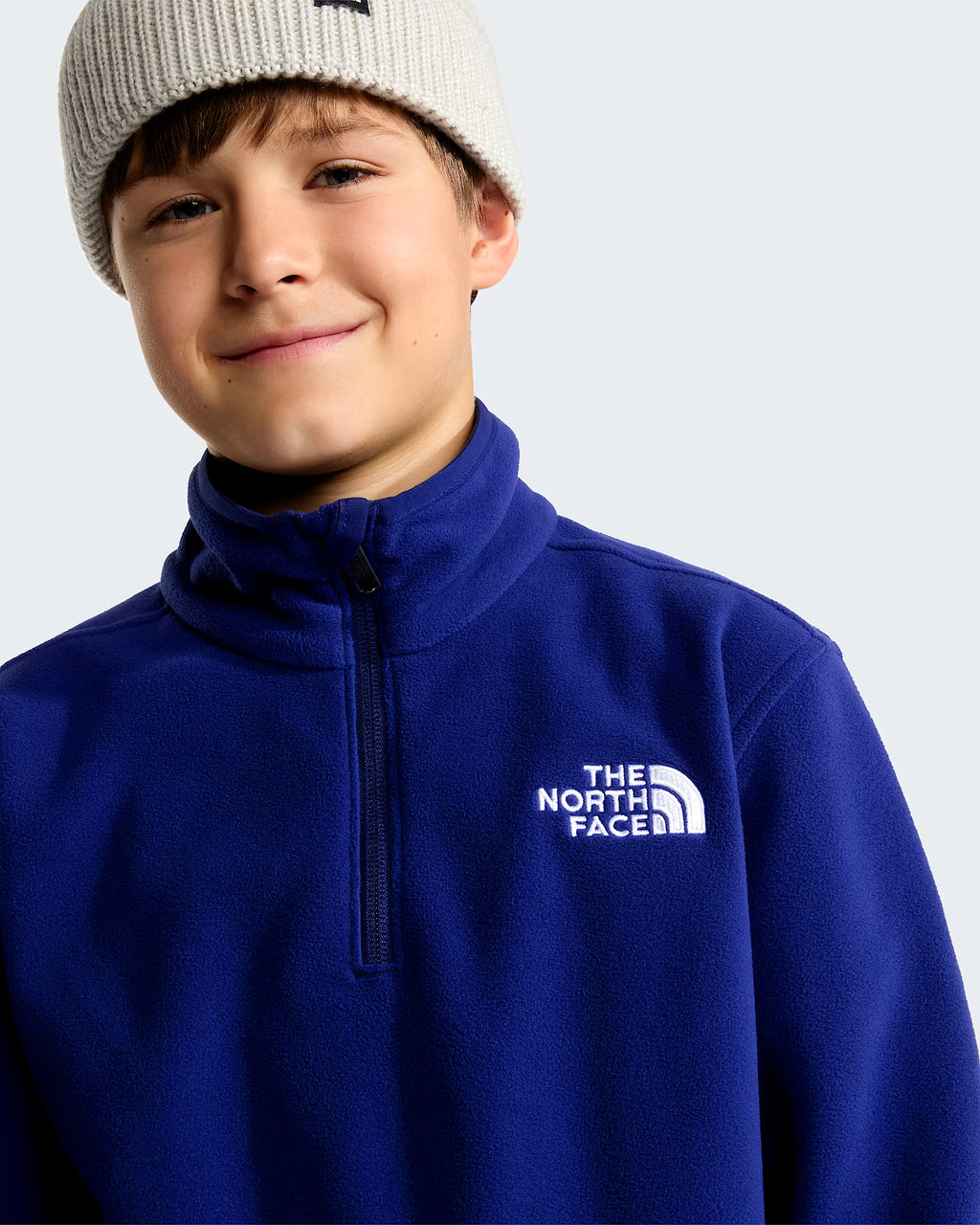 Teens Glacier 1/4 Zip Fleece (Bold Blue)