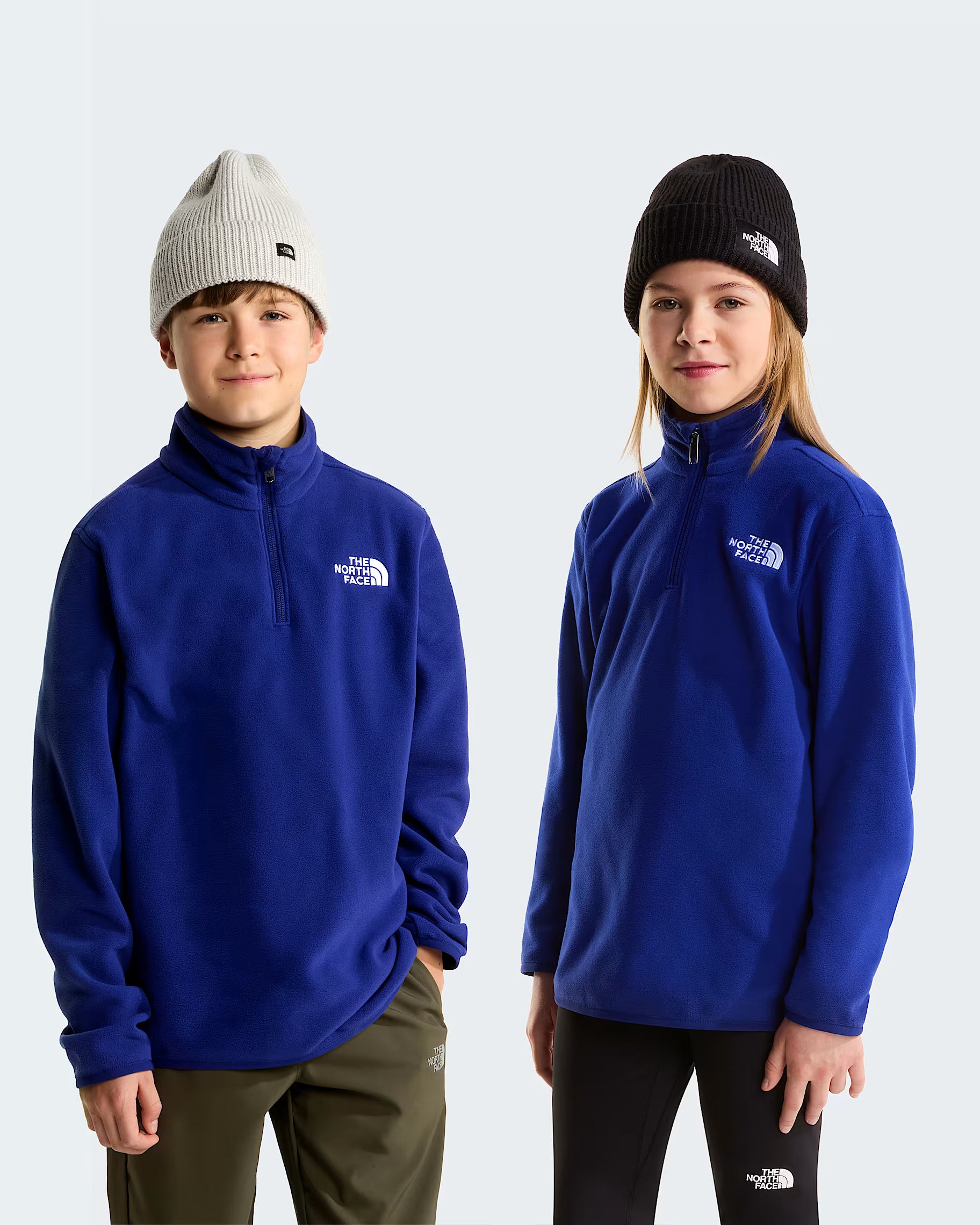 Teens Glacier 1/4 Zip Fleece (Bold Blue)