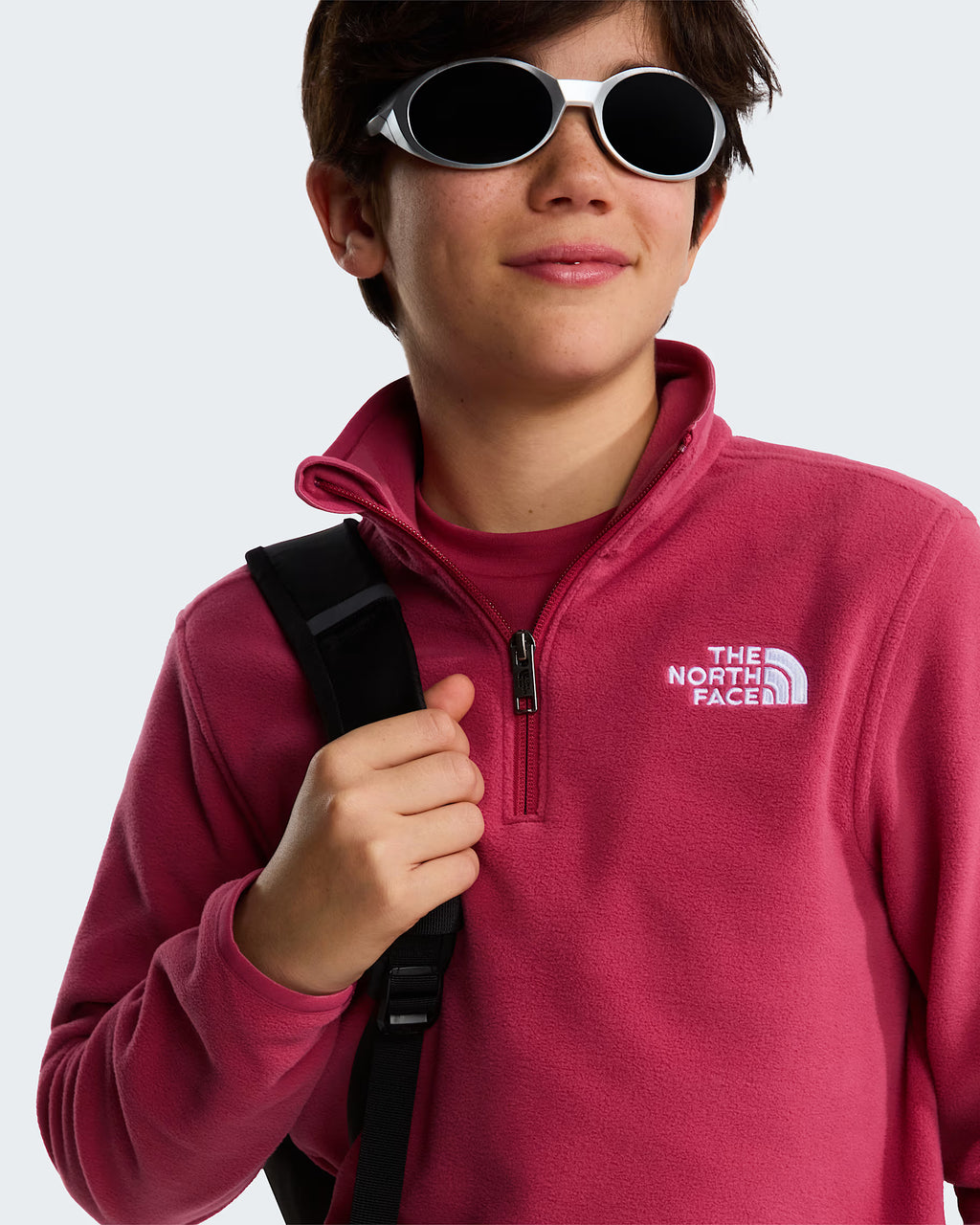 Teens Glacier 1/4 Zip Fleece (Fermented Clay)