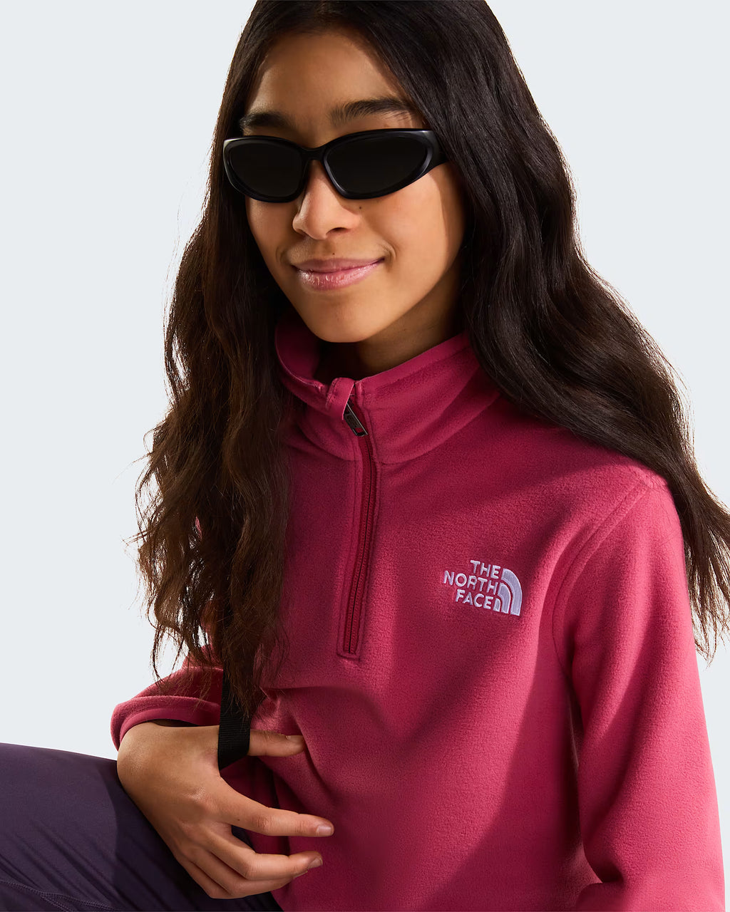 Teens Glacier 1/4 Zip Fleece (Fermented Clay)