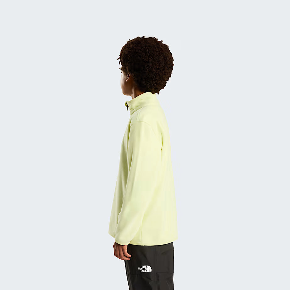 Teens Glacier 1/4 Zip Fleece (Lemon Mist)