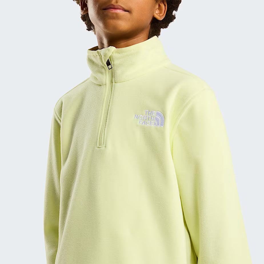 Teens Glacier 1/4 Zip Fleece (Lemon Mist)