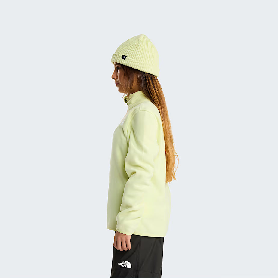 Teens Glacier 1/4 Zip Fleece (Lemon Mist)
