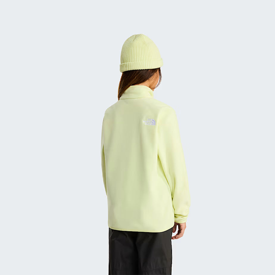 Teens Glacier 1/4 Zip Fleece (Lemon Mist)