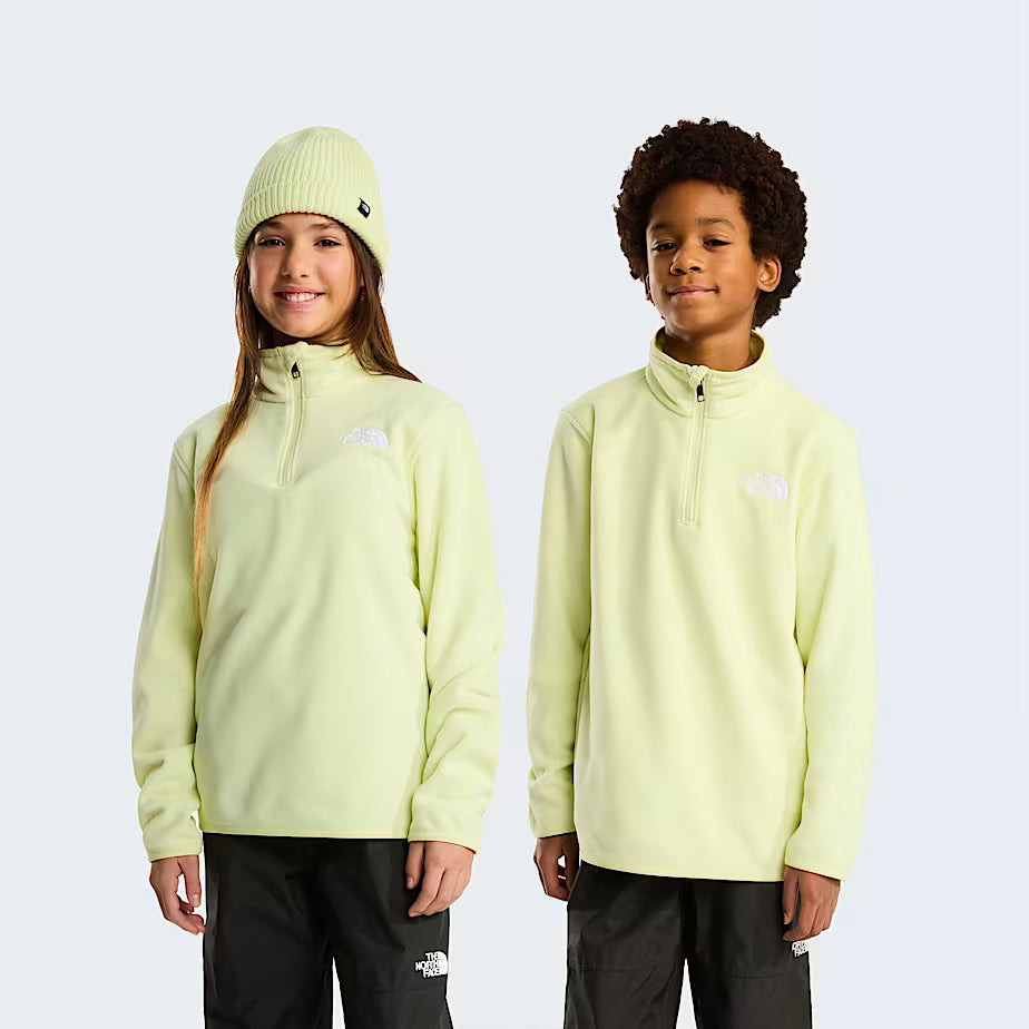 Teens Glacier 1/4 Zip Fleece (Lemon Mist)