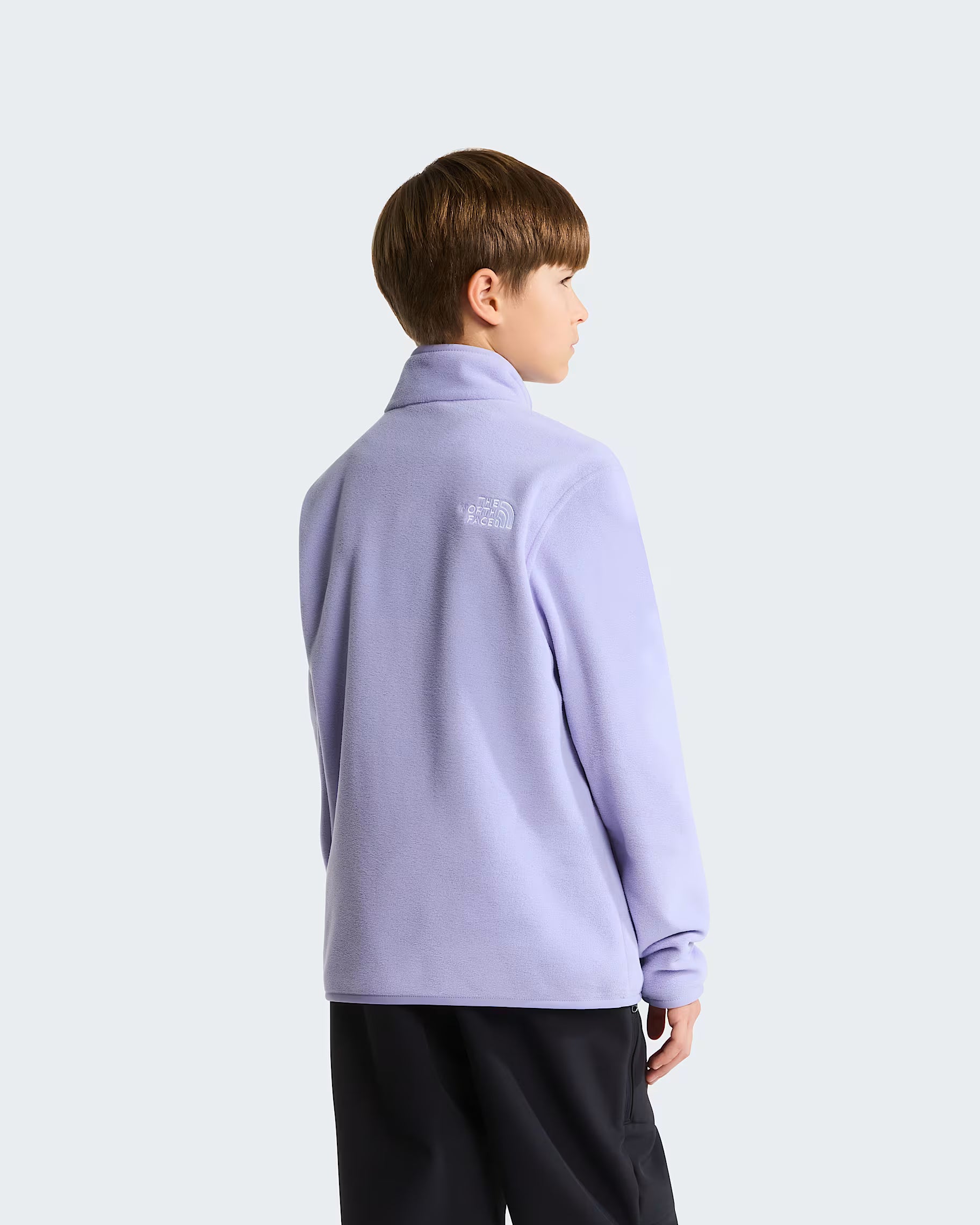 Teens Glacier 1/4 Zip Fleece (Pale Plum)