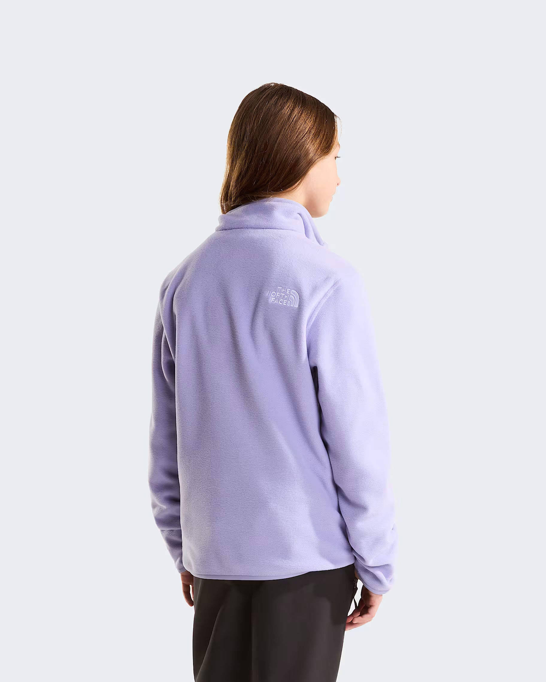 Teens Glacier 1/4 Zip Fleece (Pale Plum)