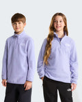 Teens Glacier 1/4 Zip Fleece (Pale Plum)
