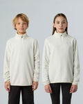 Teens Glacier 1/4 Zip Fleece (White Dune)