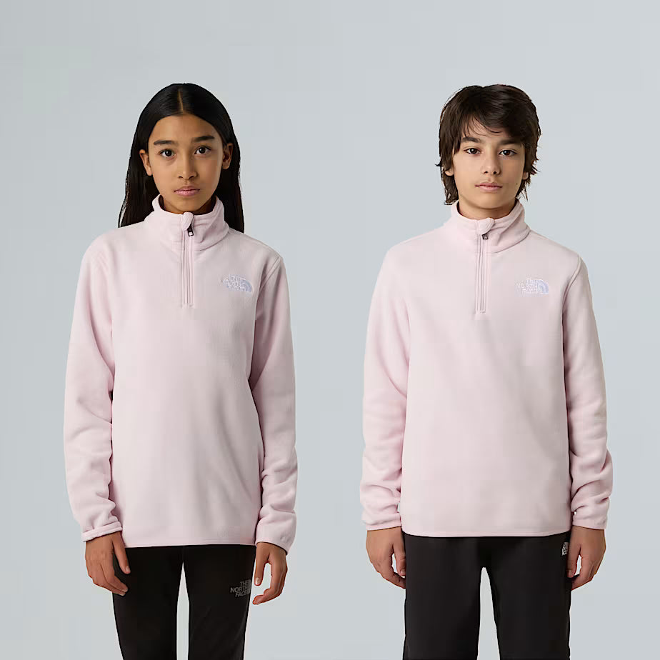 Teens Glacier 1/4 Zip Fleece (Pale Blossom)