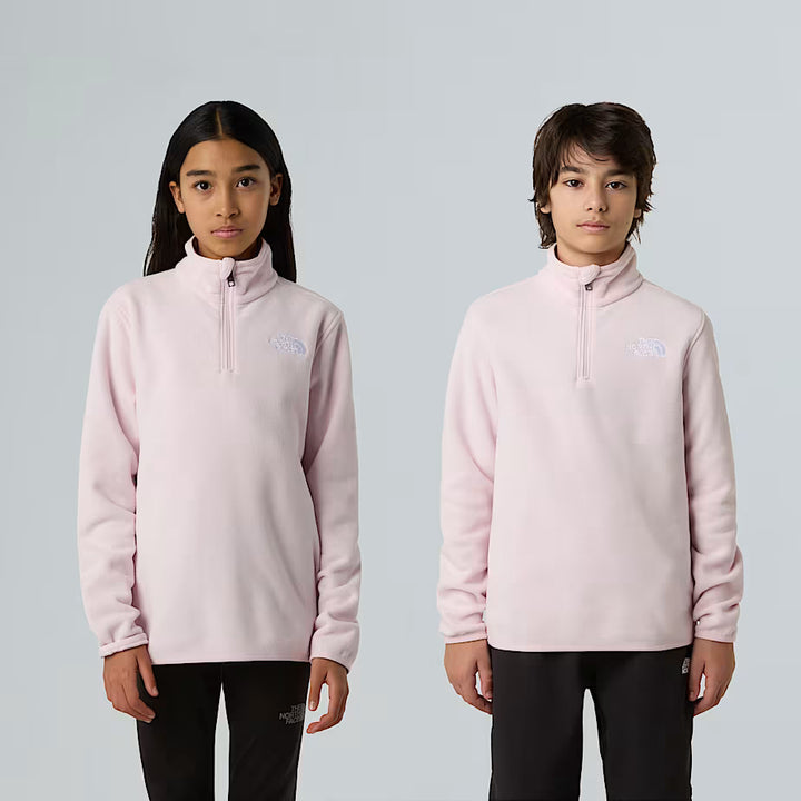 Teens Glacier 1/4 Zip Fleece (Pale Blossom)