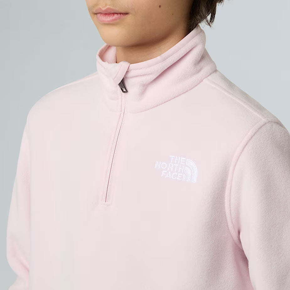 Teens Glacier 1/4 Zip Fleece (Pale Blossom)