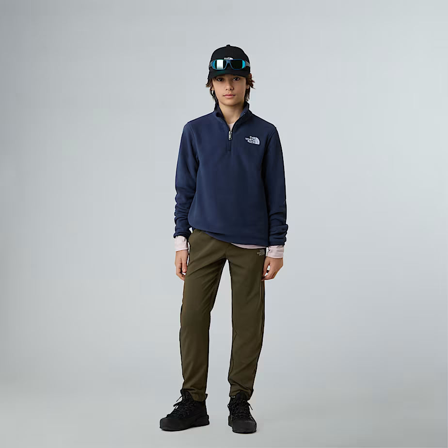 Teens Glacier 1/4 Zip Fleece (Summit Navy)