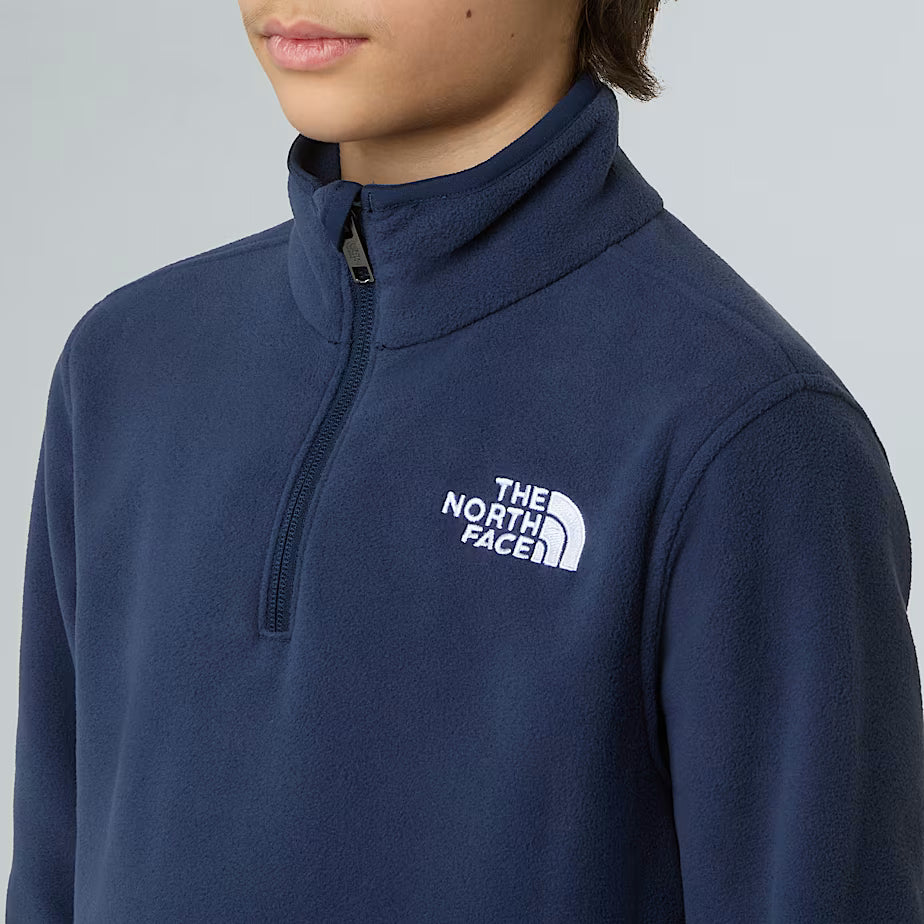 Teens Glacier 1/4 Zip Fleece (Summit Navy)