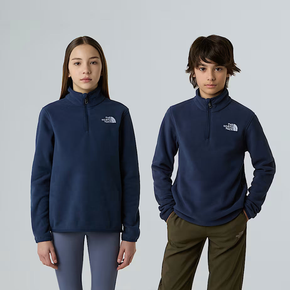 Teens Glacier 1/4 Zip Fleece (Summit Navy)