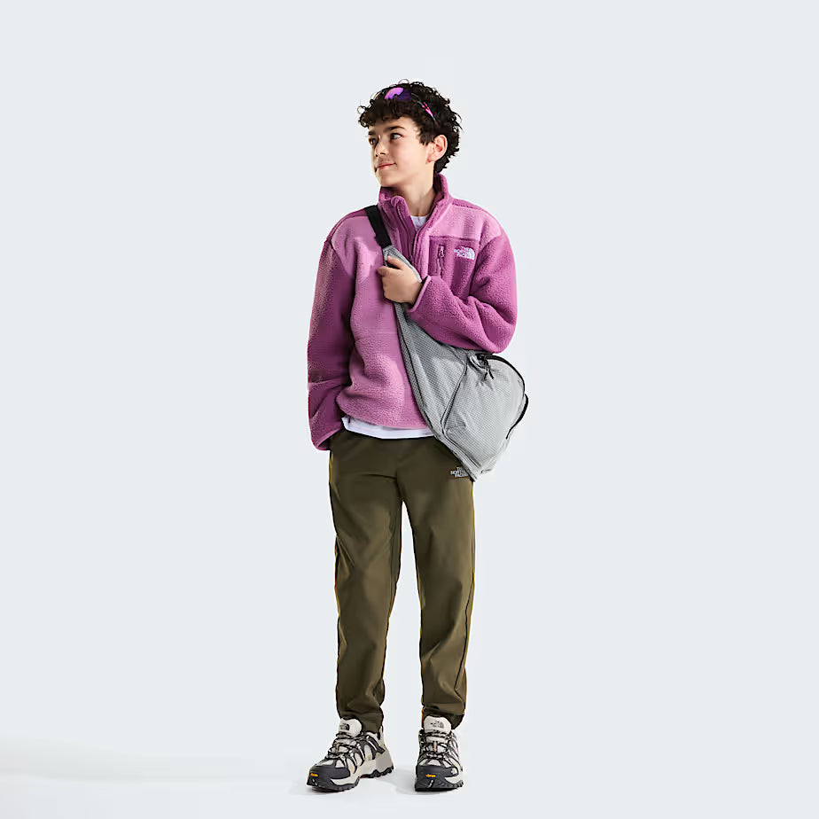 Teens Yumiori 1/4 Zip Fleece (Hushed Lavender/Chroma Purple)