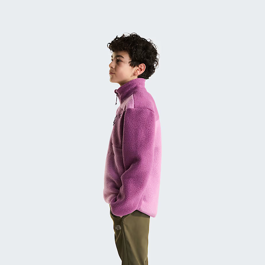 Teens Yumiori 1/4 Zip Fleece (Hushed Lavender/Chroma Purple)