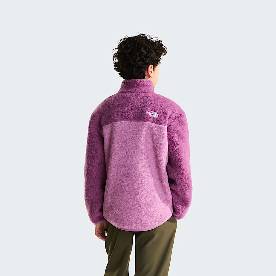 Teens Yumiori 1/4 Zip Fleece (Hushed Lavender/Chroma Purple)