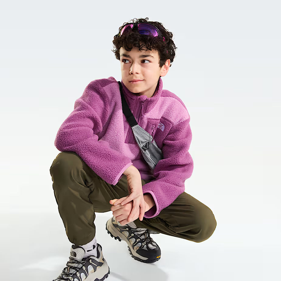 Teens Yumiori 1/4 Zip Fleece (Hushed Lavender/Chroma Purple)