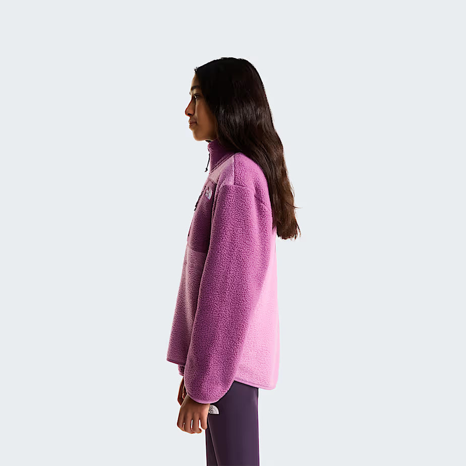Teens Yumiori 1/4 Zip Fleece (Hushed Lavender/Chroma Purple)