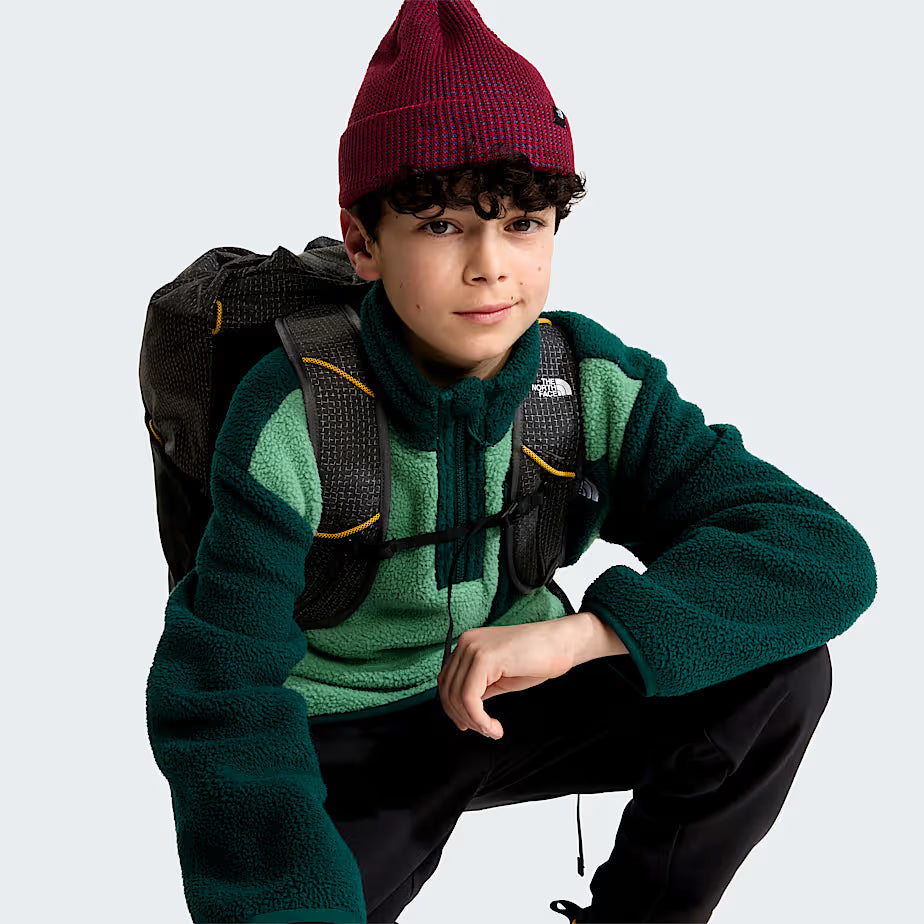 Teens Yumiori 1/4 Zip Fleece (Dimmed Algae/Hunter Green)