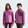 Teens Yumiori 1/4 Zip Fleece (Hushed Lavender/Chroma Purple)