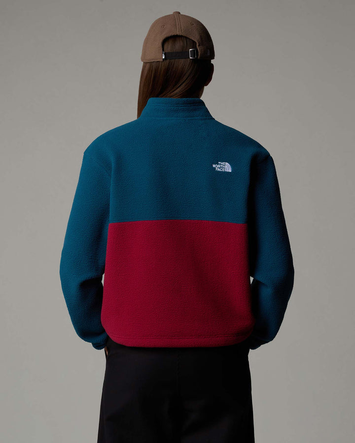 Womens 1/4 Zip Yumiori Fleece (Beetrot/Midnight Petrol)