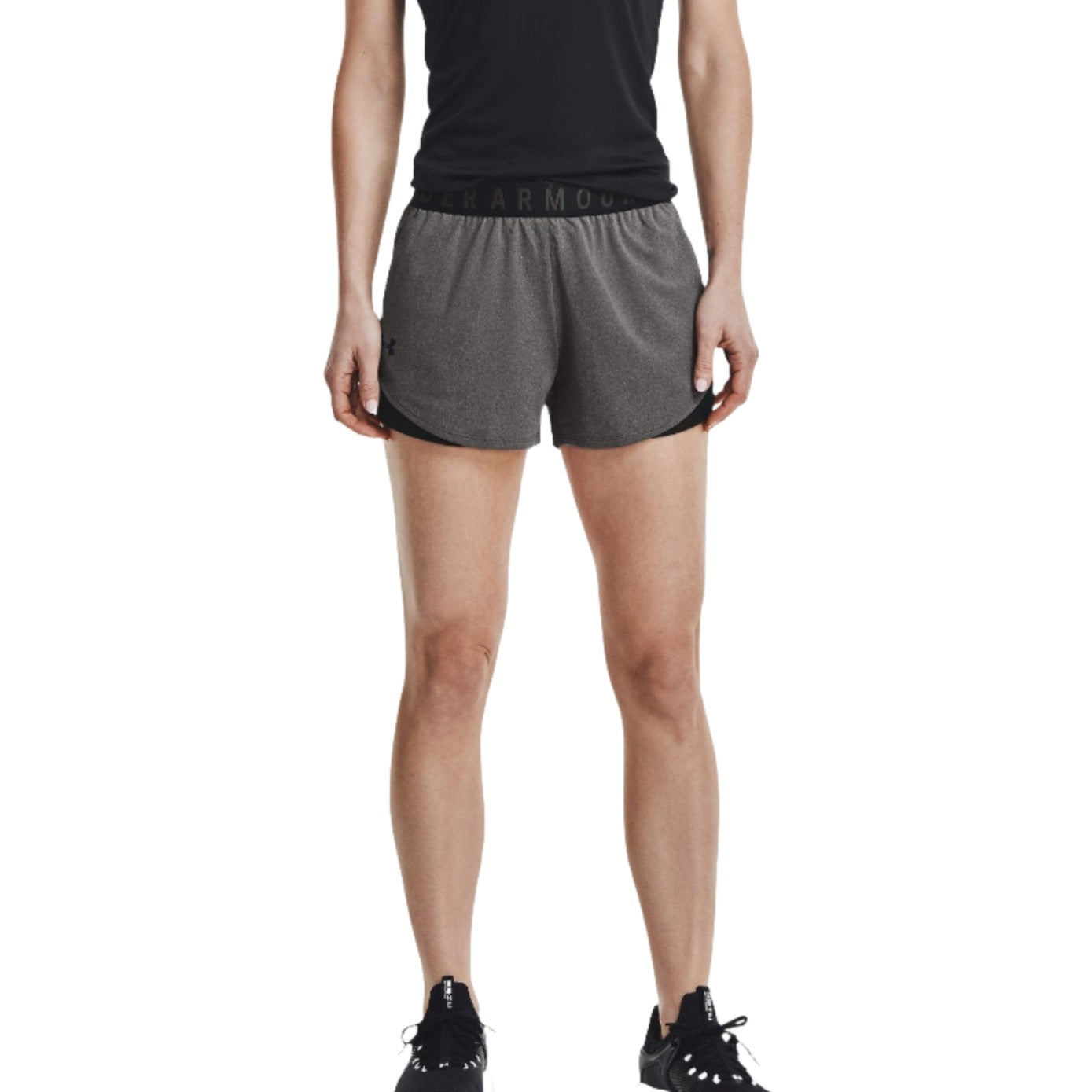 Womens Play Up Short 3.0 (Grey)