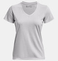 Womens Tech V Neck Twist T-Shirt (Light Grey)