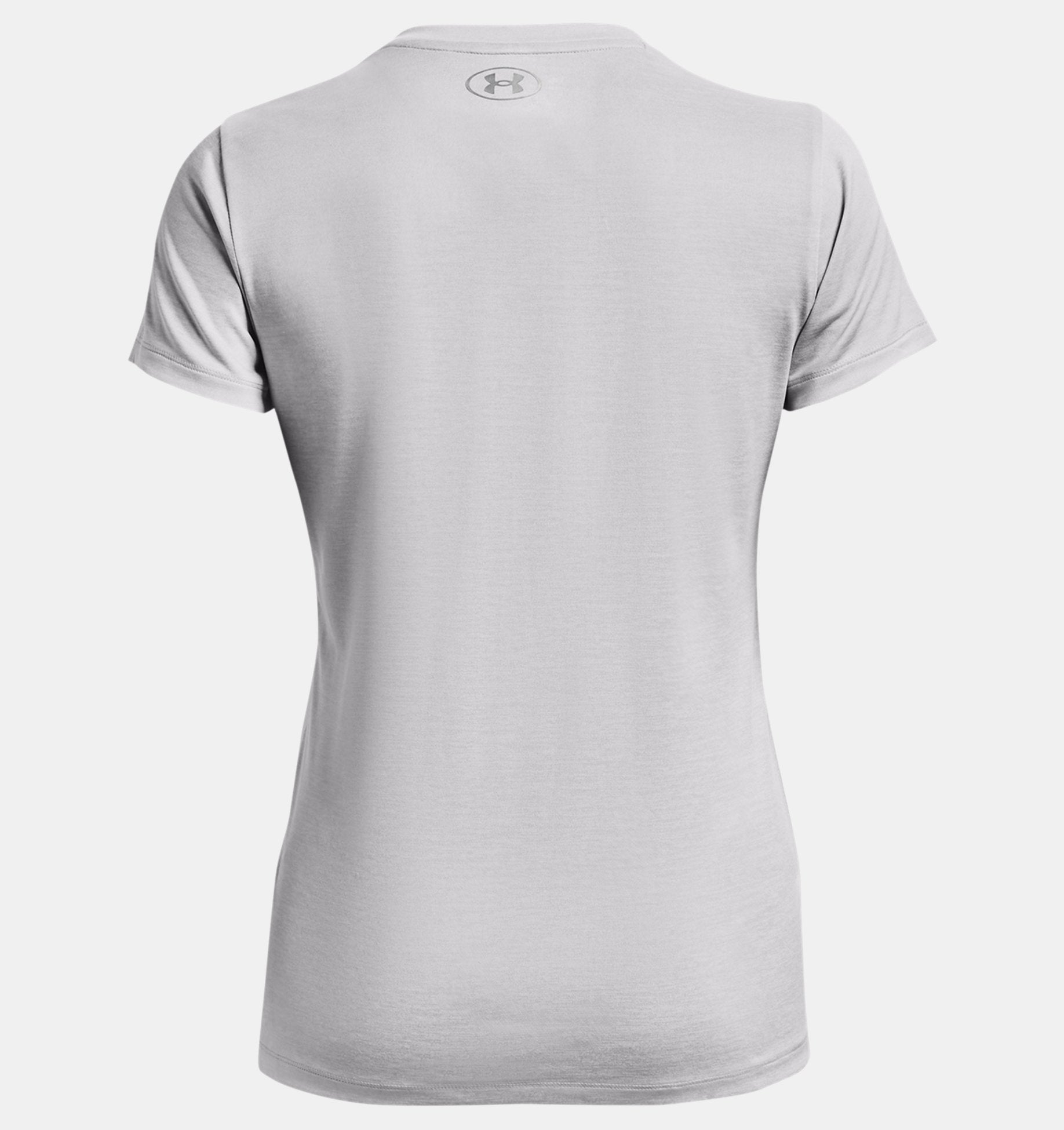 Womens Tech V Neck Twist T-Shirt (Light Grey)