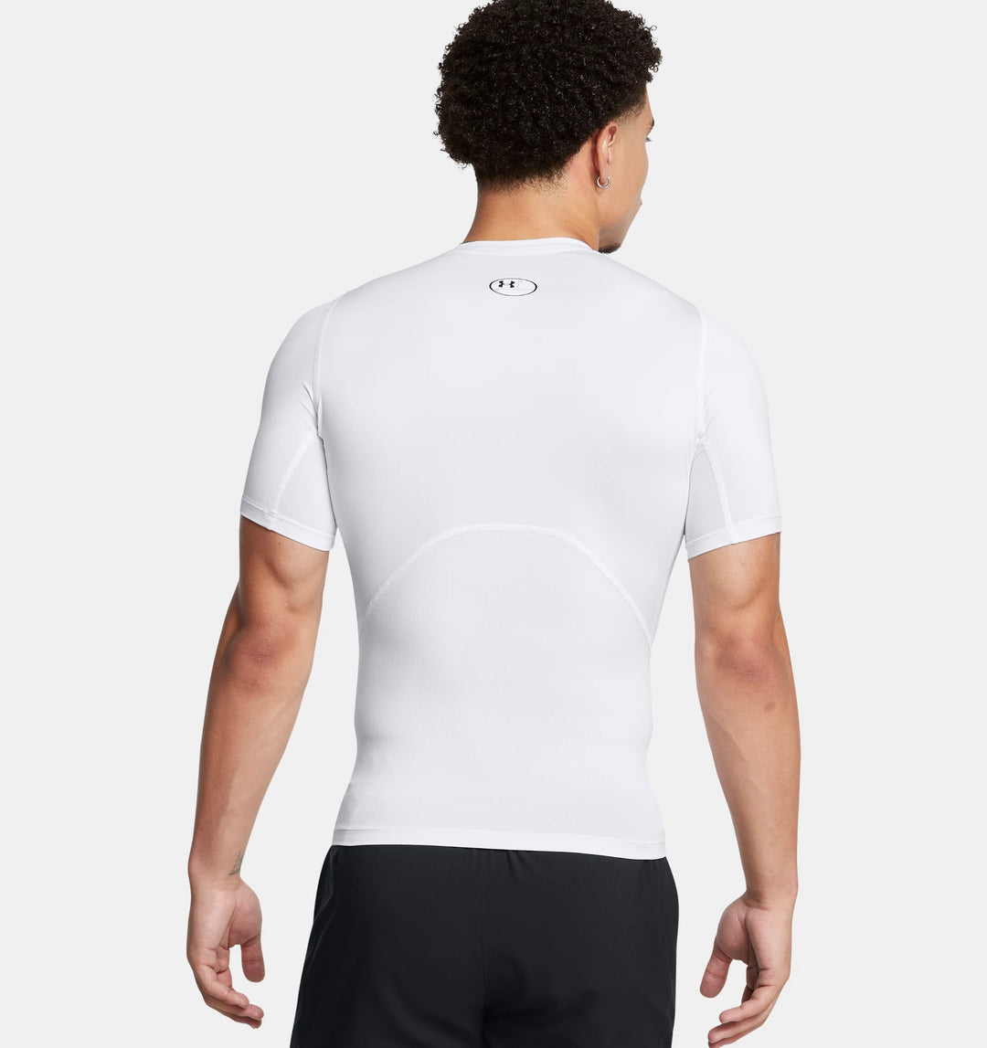 Mens HeatGear Short Sleeve (White)