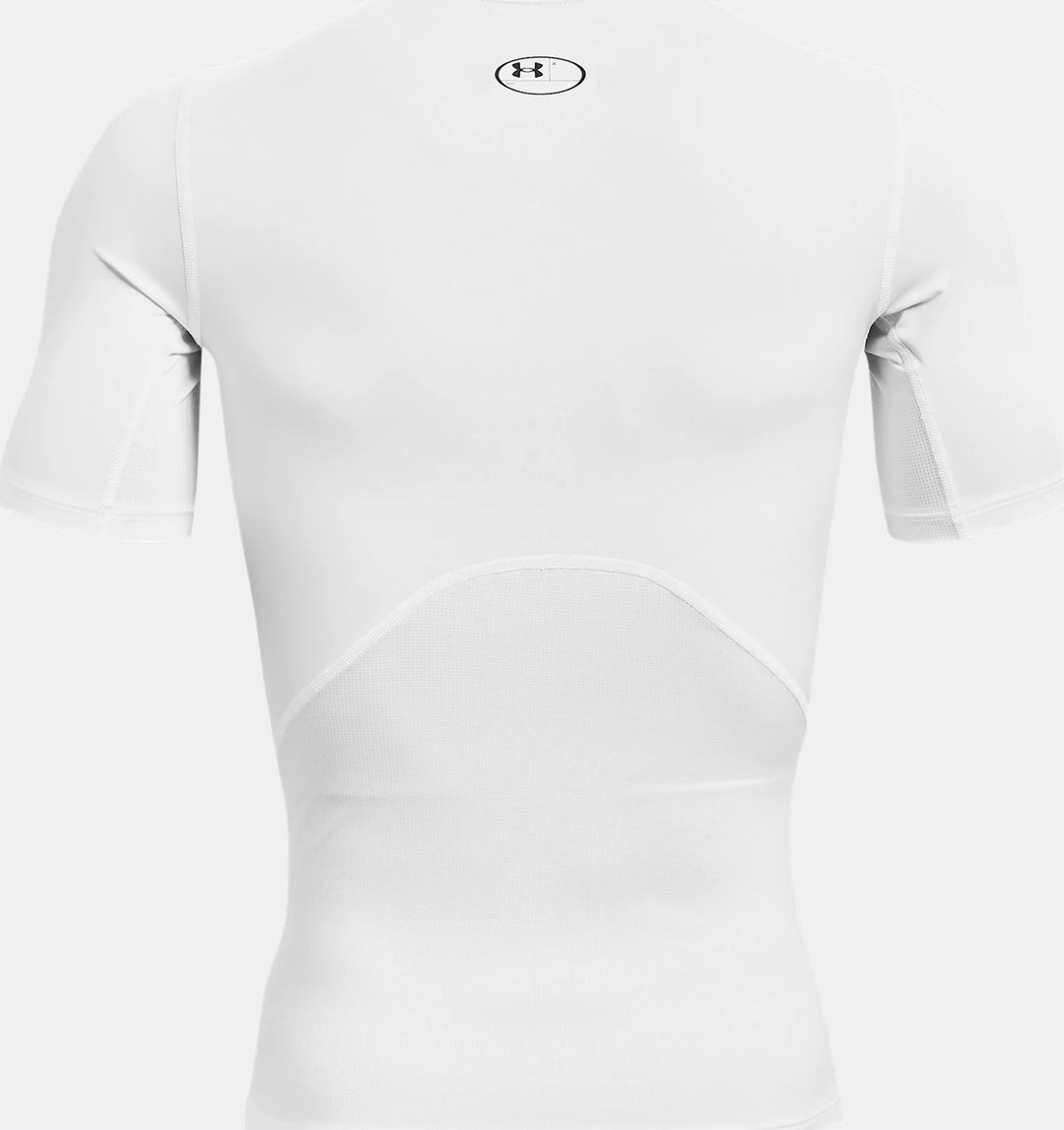 Mens HeatGear Short Sleeve (White)